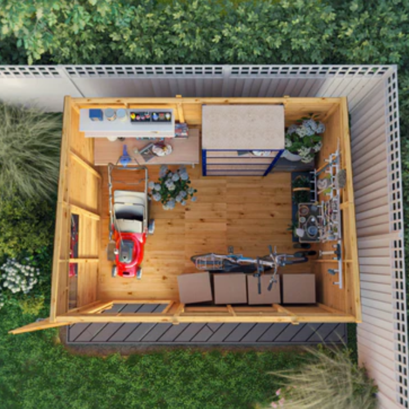 wooden apex sheds