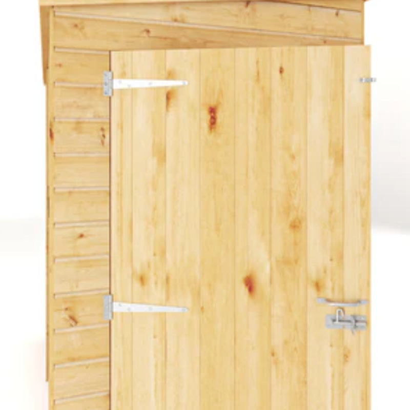 wooden pent sheds
