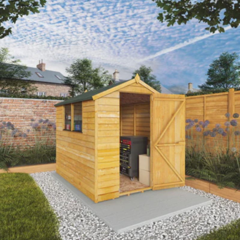overlap apex shed