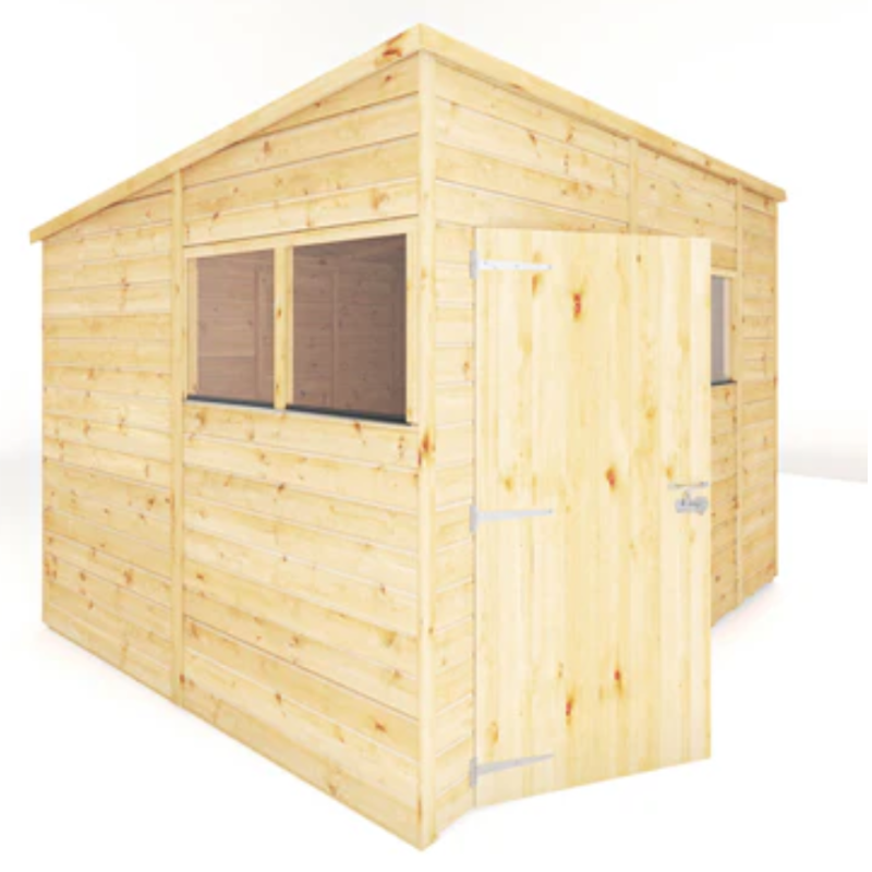 shiplap wooden shed