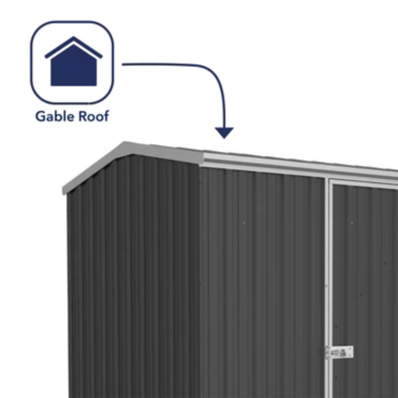 pent metal sheds
