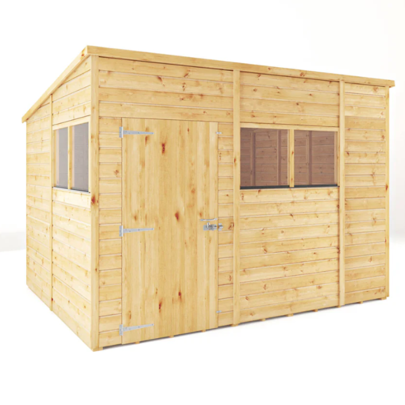 shiplap pent wooden shed
