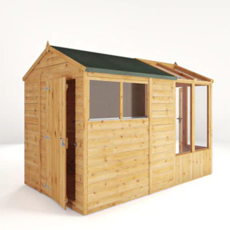 greenhouse shed combi
