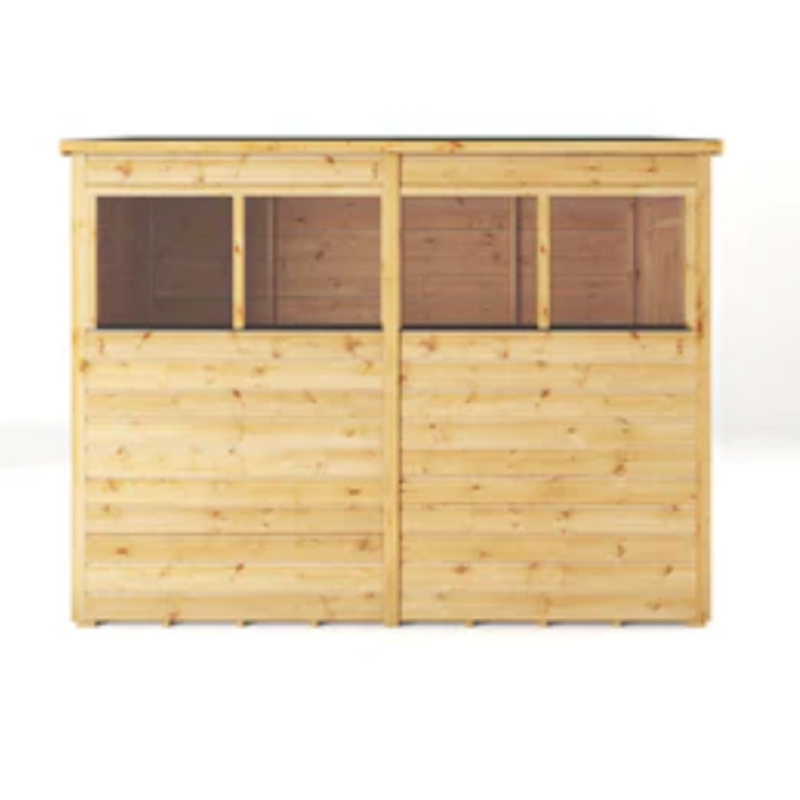 pent wooden sheds