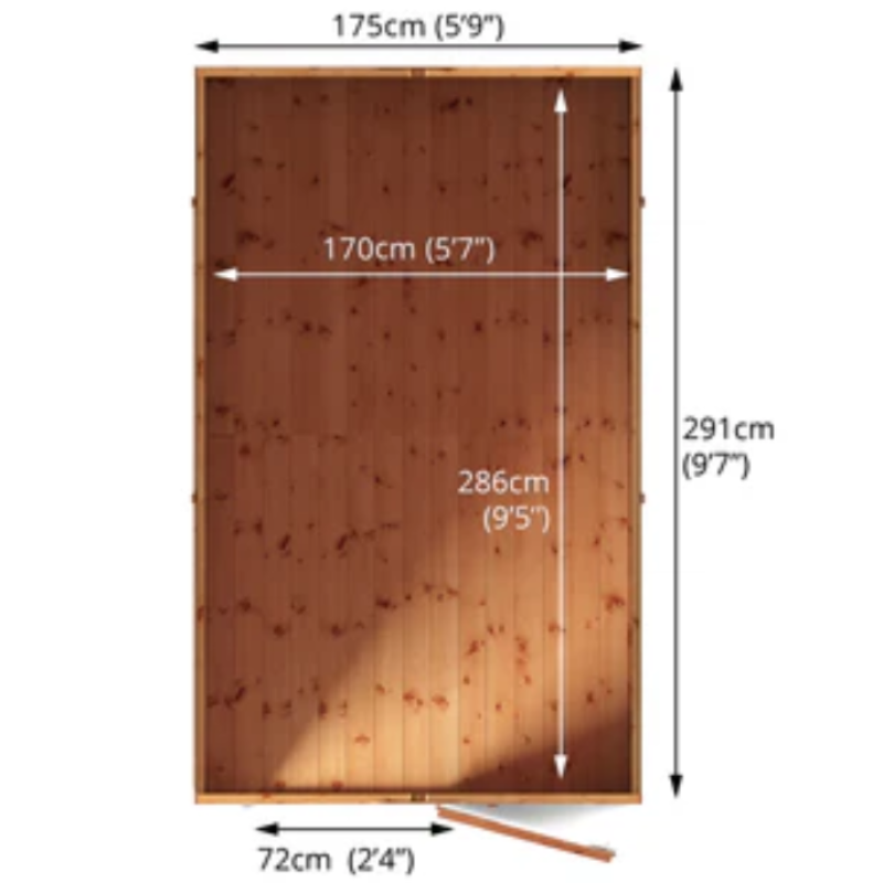 apex wooden shed