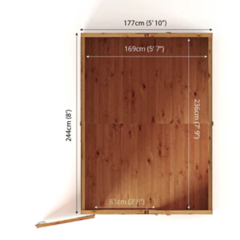 shiplap wooden shed