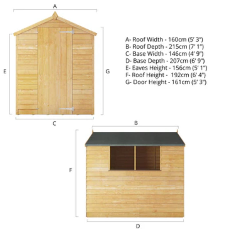 windowless shed