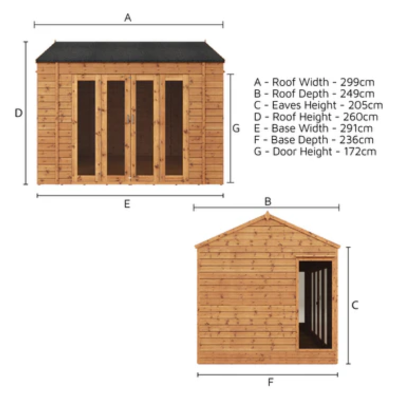 wooden summerhouses
