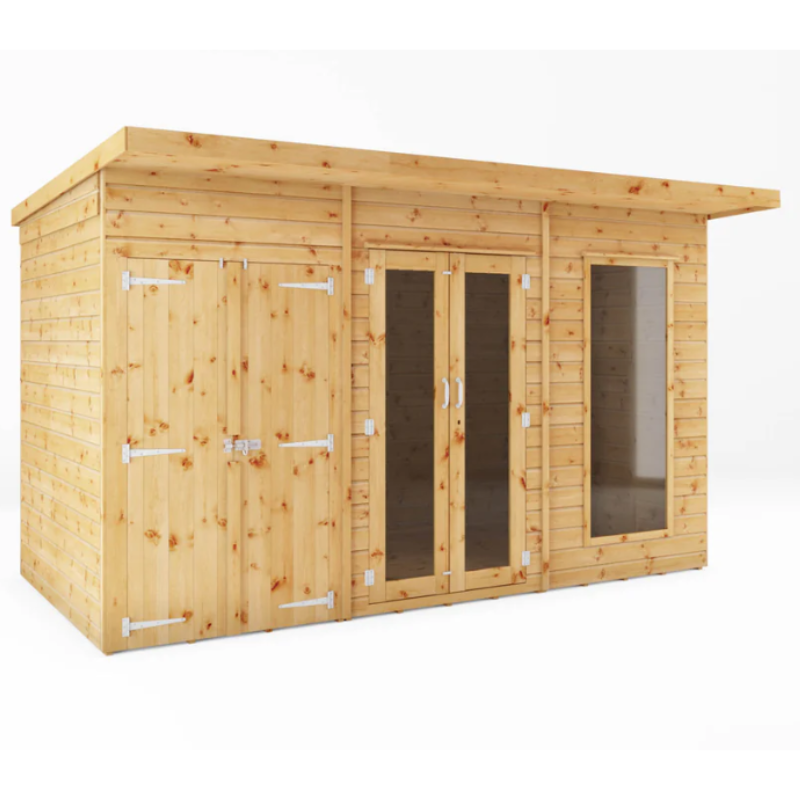 summerhouse with side shed