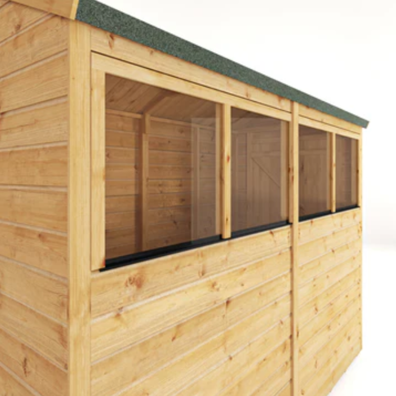 apex wooden shed