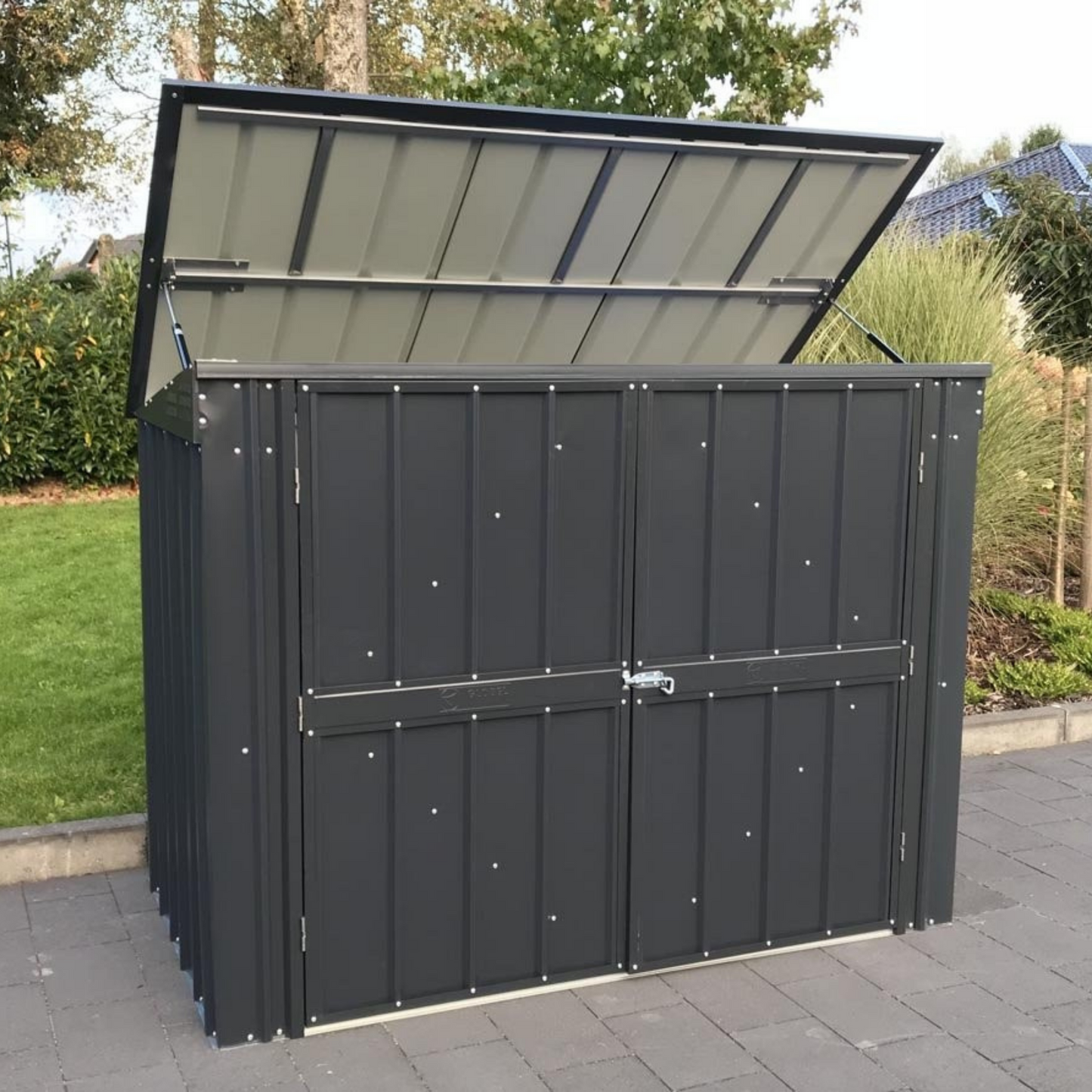 metal bin store