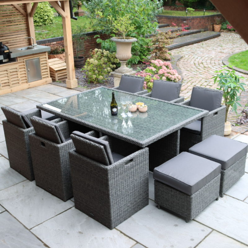 Paris 10 Seater Cube Set PAR10CUB-WS