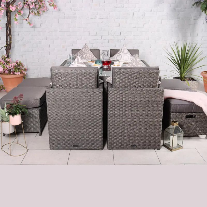 Paris 8 Seater Cube Set PAR8CUB-WS