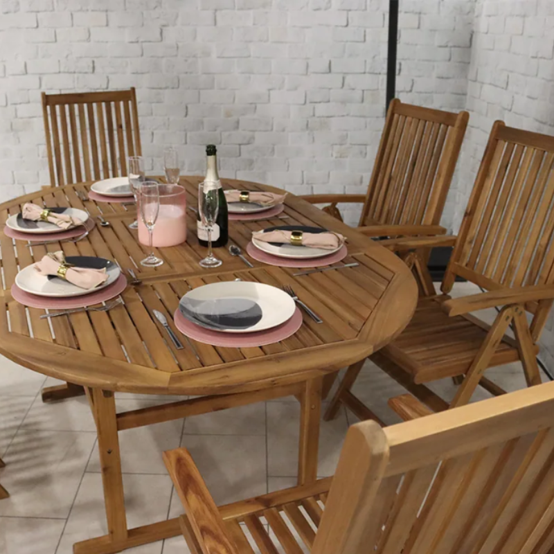 FSC 1 Turnbury Extending 7pc Dining Set FSC110336