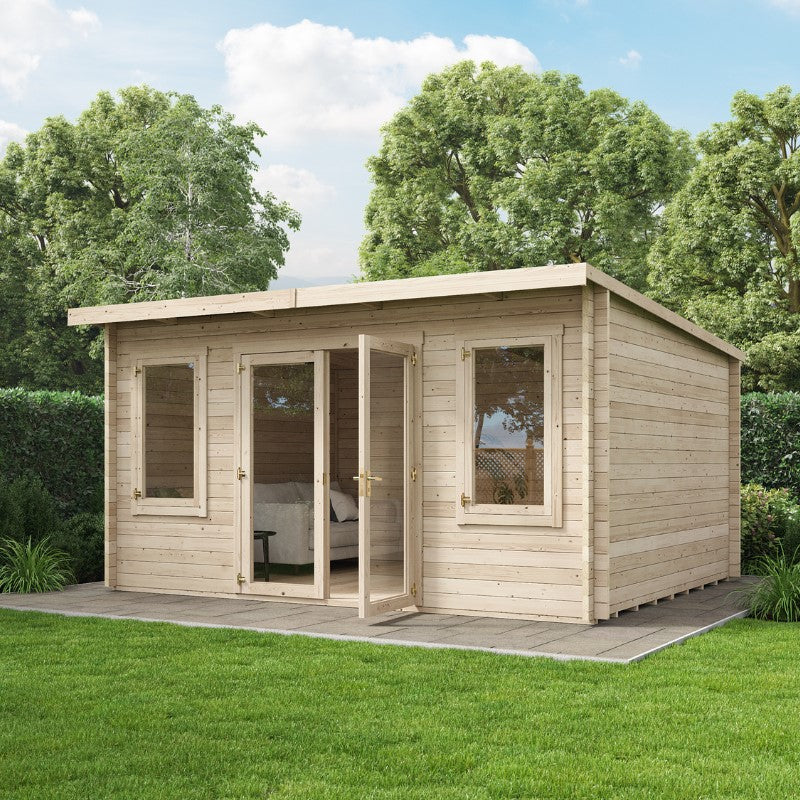 Ashley Pent Log Cabin Garden Room SM-Ashley-UT