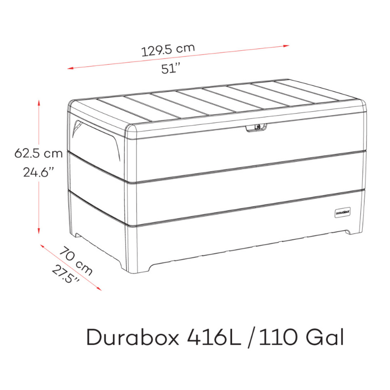 Saffron Durabox 416 litre Storage Box