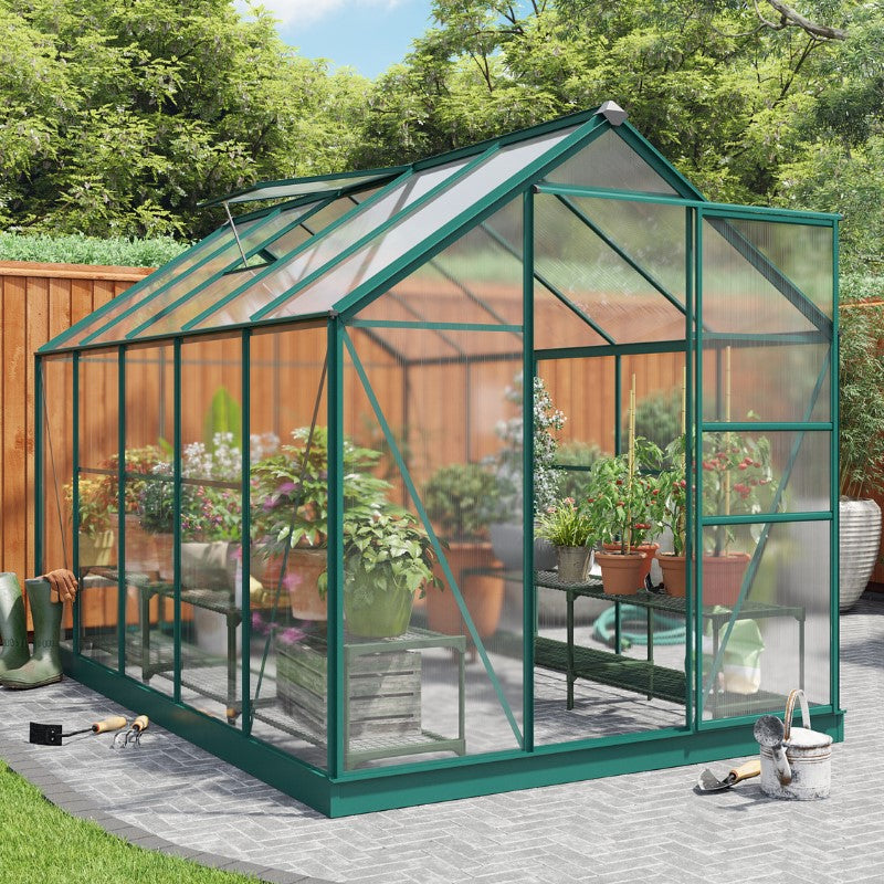 Rosette Hobby Aluminium Polycarbonate Greenhouse