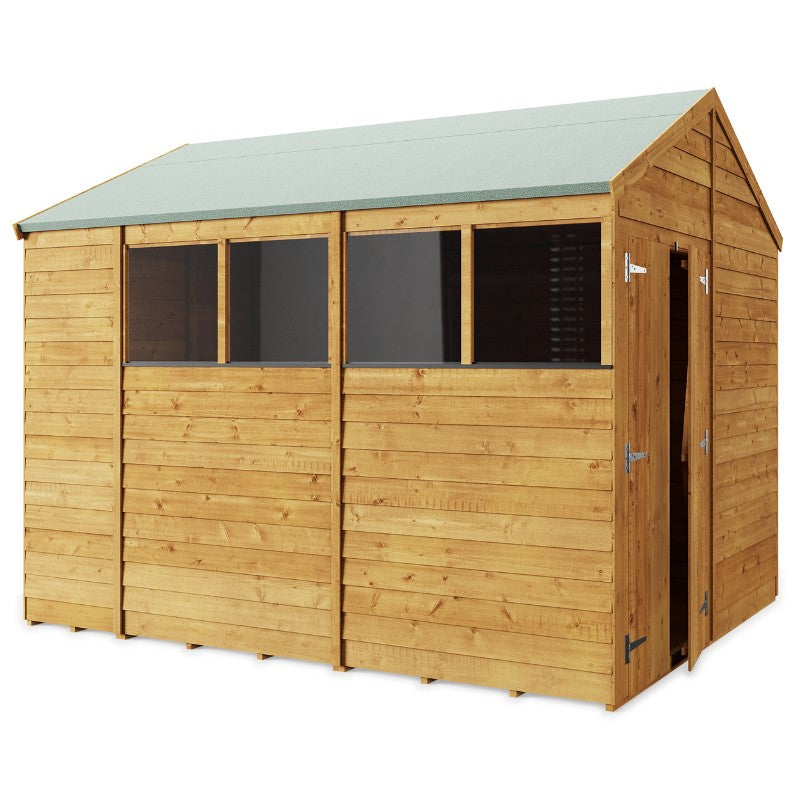 Overlap Apex Shed - 10x8 Windowed SM-OL-A-10x8W