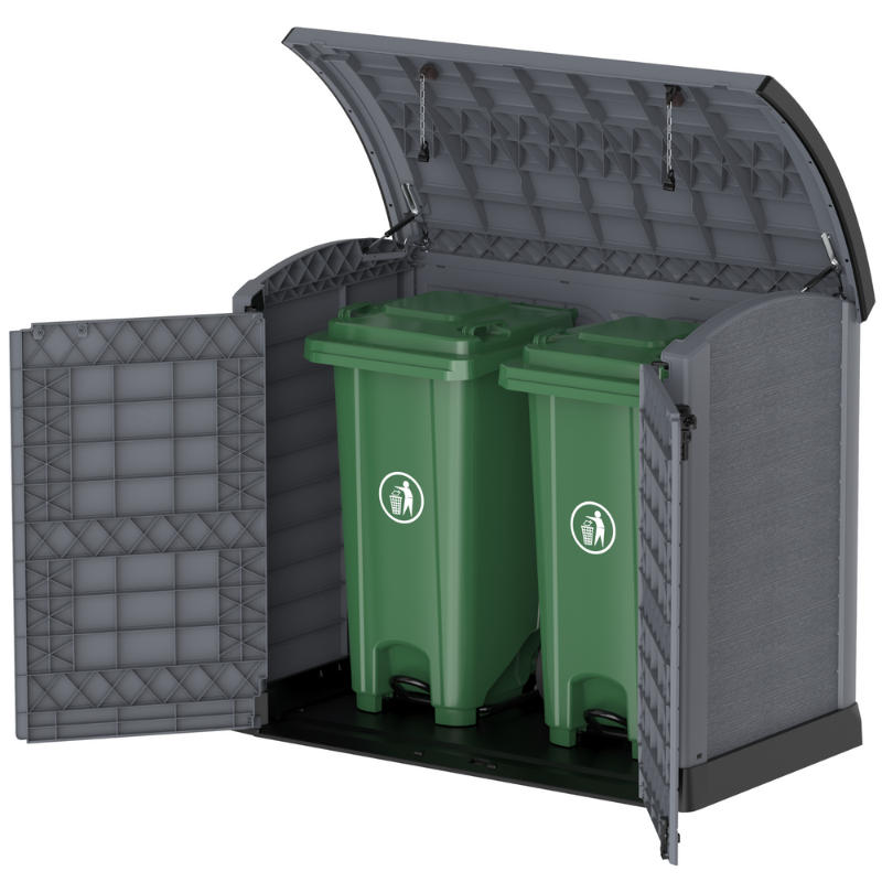 Saffron StoreAway Horizontal Shed 1200L Arc Lid