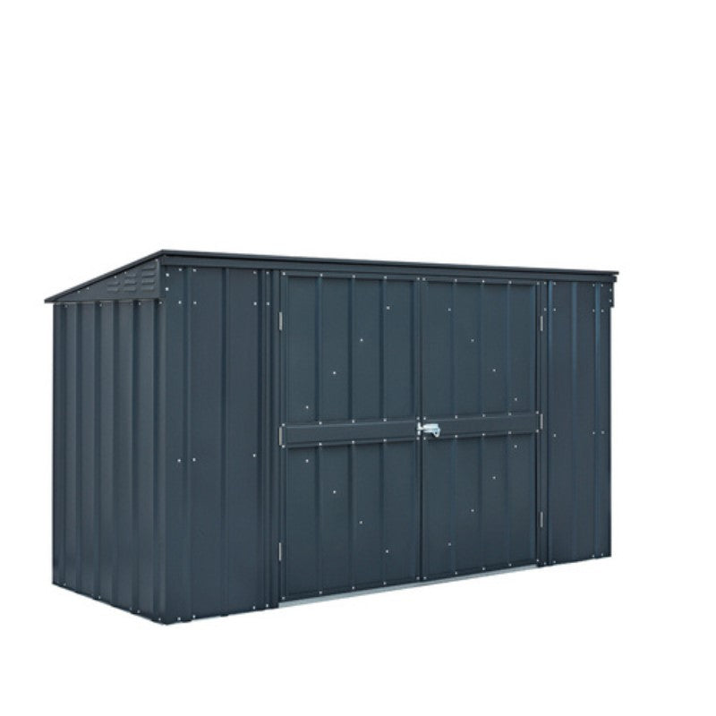 Globel 8x3ft Metal Bin Store - Triple Bin