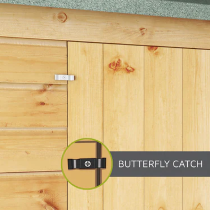 single door shed