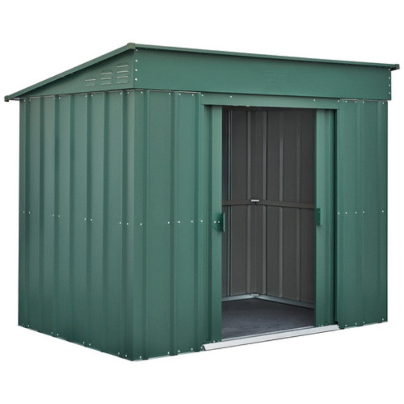 Globel 6x4ft Low Pent Metal Garden Shed