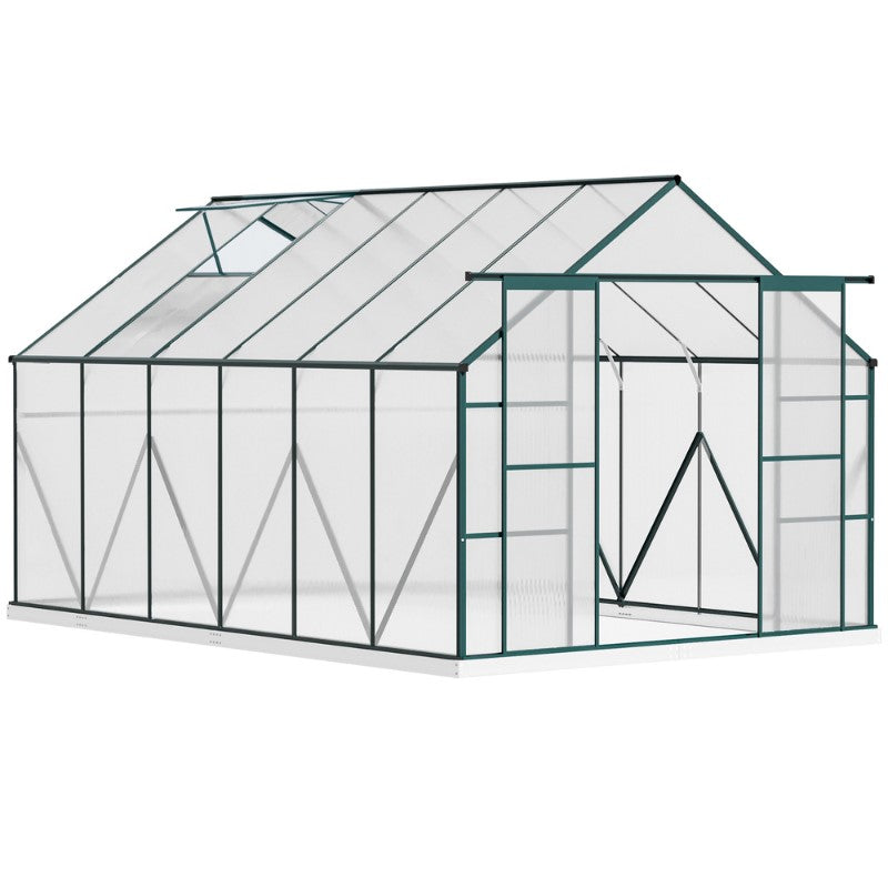 8x12ft Aluminium Greenhouse 845-533