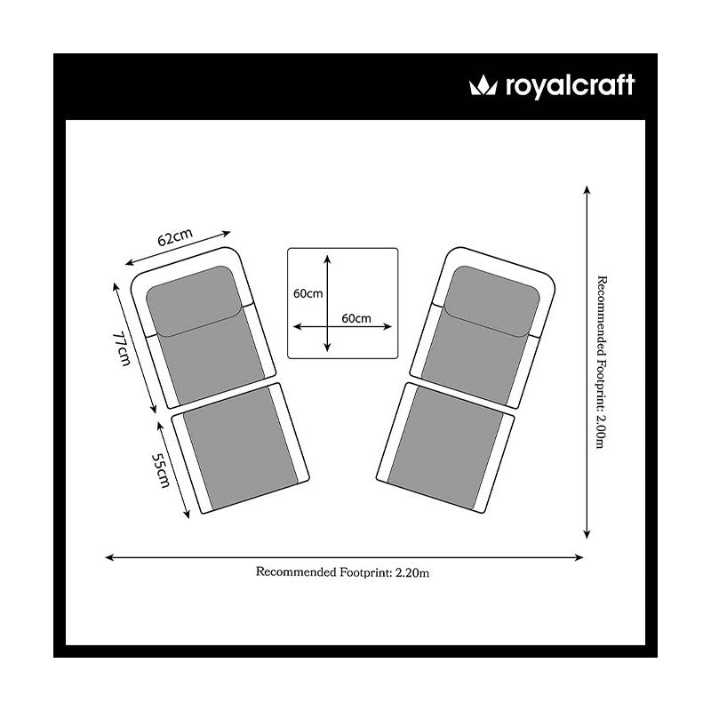 Wentworth Recliner Comfort Set WENHBRSET-WS